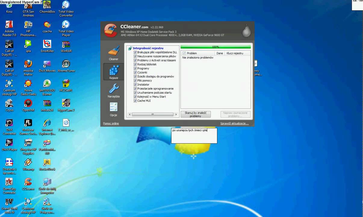 Jak Wyczyscic Rejestr Windows Xp