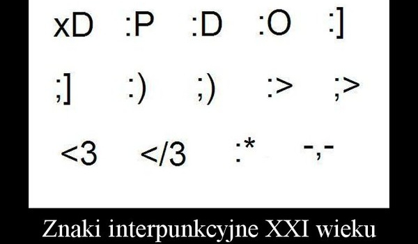 Jak odbierasz te znaki interpunkcyjne? Obrazki Ze Znaków Interpunkcyjnych Do Skopiowania