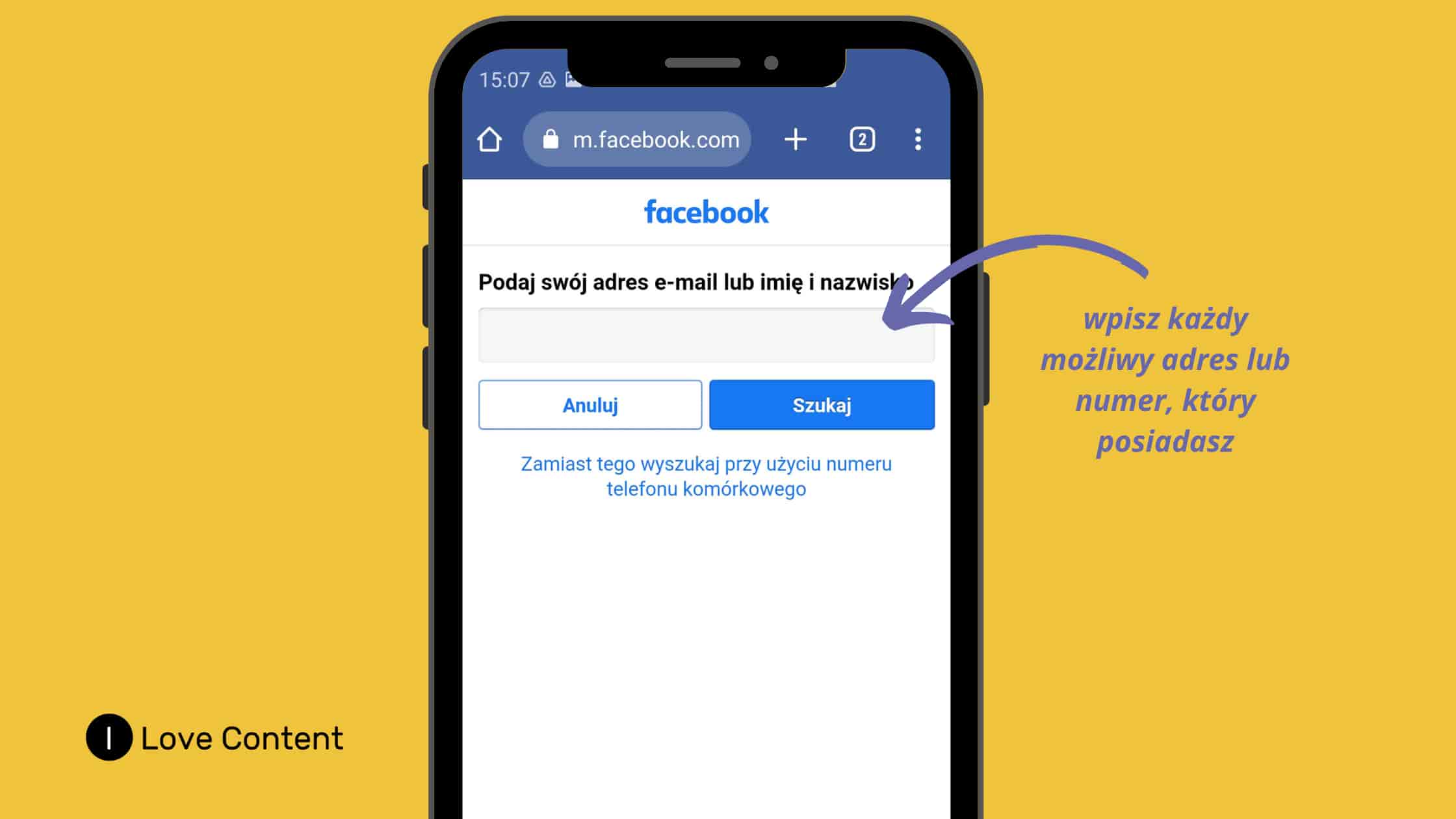 Jak Odzyskac Konto Na Fb Bez Maila I Nr Telefonu