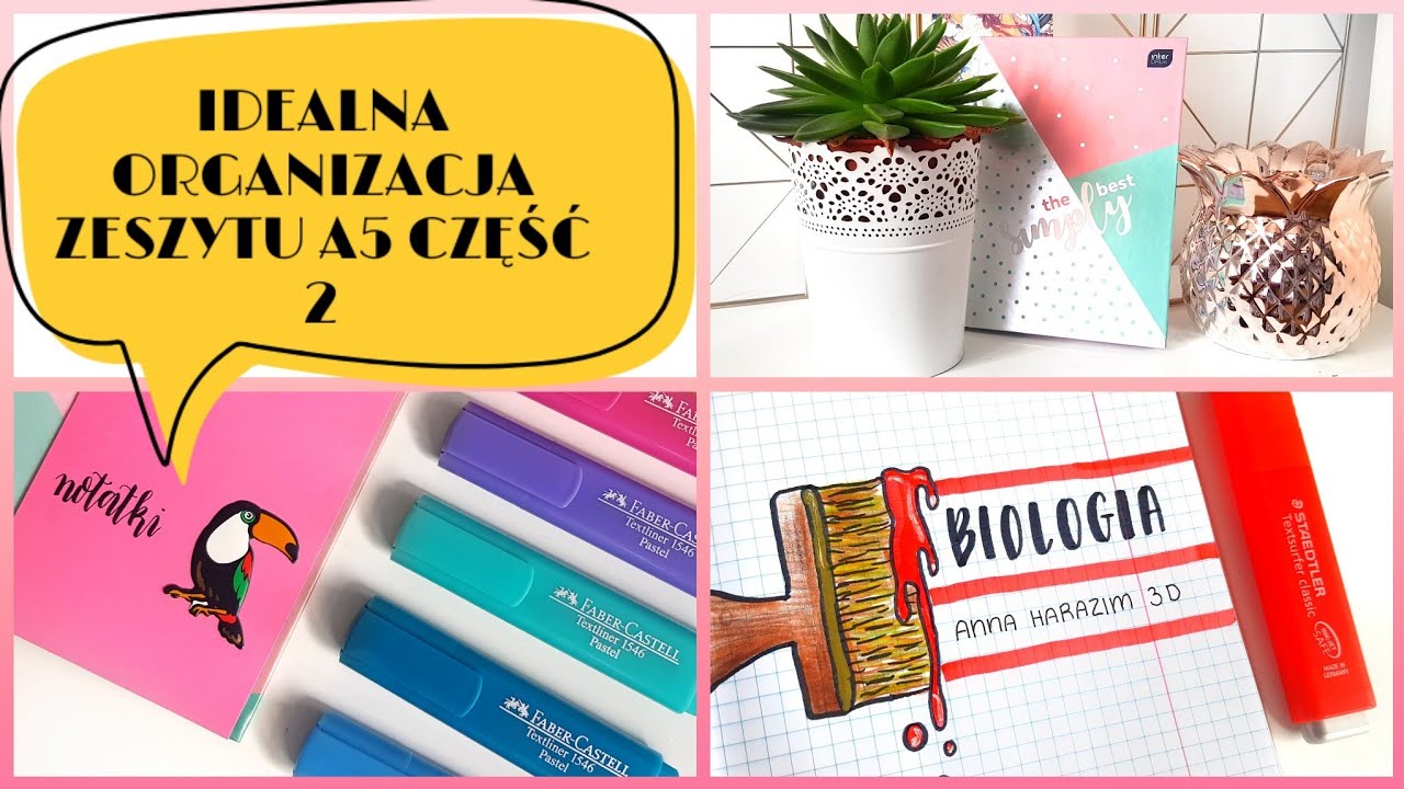 JAK PROWADZIĆ PIĘKNY ZESZYT A5? CZĘŚĆ 2 (pomysły, lifehacki, tricki Jaki Trzeba Mieć Zeszyt Do Wosu