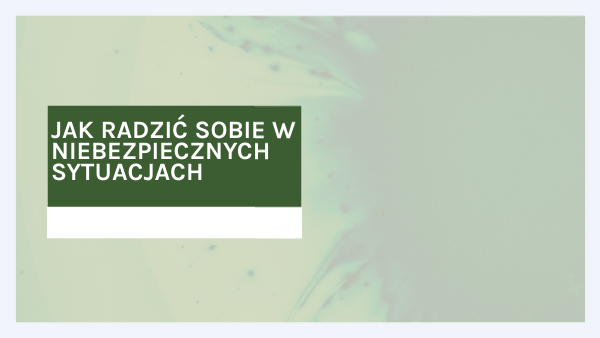 Jak sobie radzić w niebezpiecznych sytuacjach Jak Radzić Sobie W Sytuacjach Stresowych