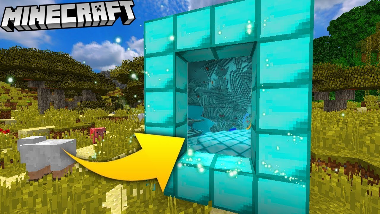 JAK TRAFIĆ DO DIAMENTOWEGO ŚWIATA | NOWY PORTAL W MINECRAFT ! - YouTube Jak Zrobic Portal W Minecraft