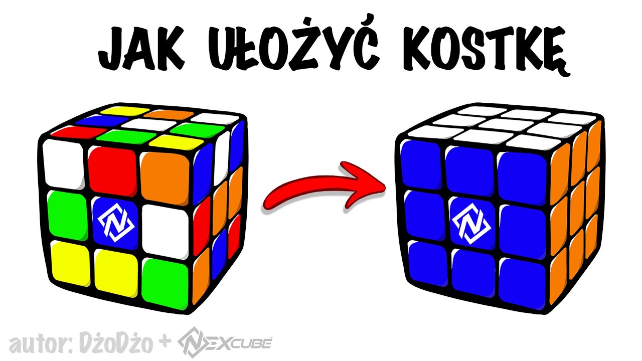 JAK UŁOŻYĆ KOSTKĘ 3x3 | NAJLEPSZY PORADNIK - YouTube Jak Ułożyć Kostkę Rubika Poradnik Dla Początkujących