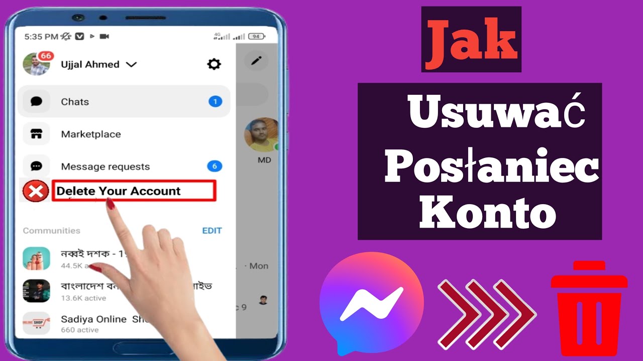 Jak USUNĄĆ konto Messengera (2023) | Usuń konto Messengera - YouTube Jak Usunac Drugie Konto Z Messengera