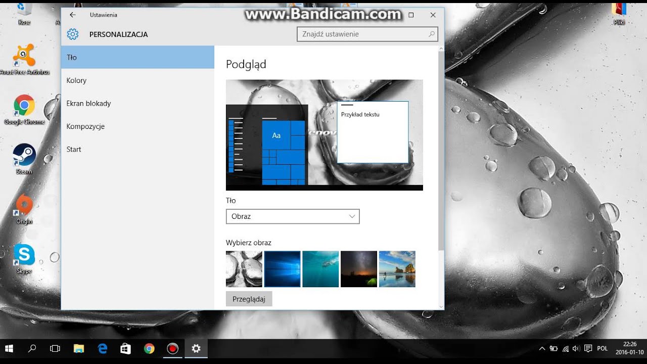 Jak w Windows 10 zmienić tapetę. - YouTube Jak Zmienic Tapete Na Komputerze