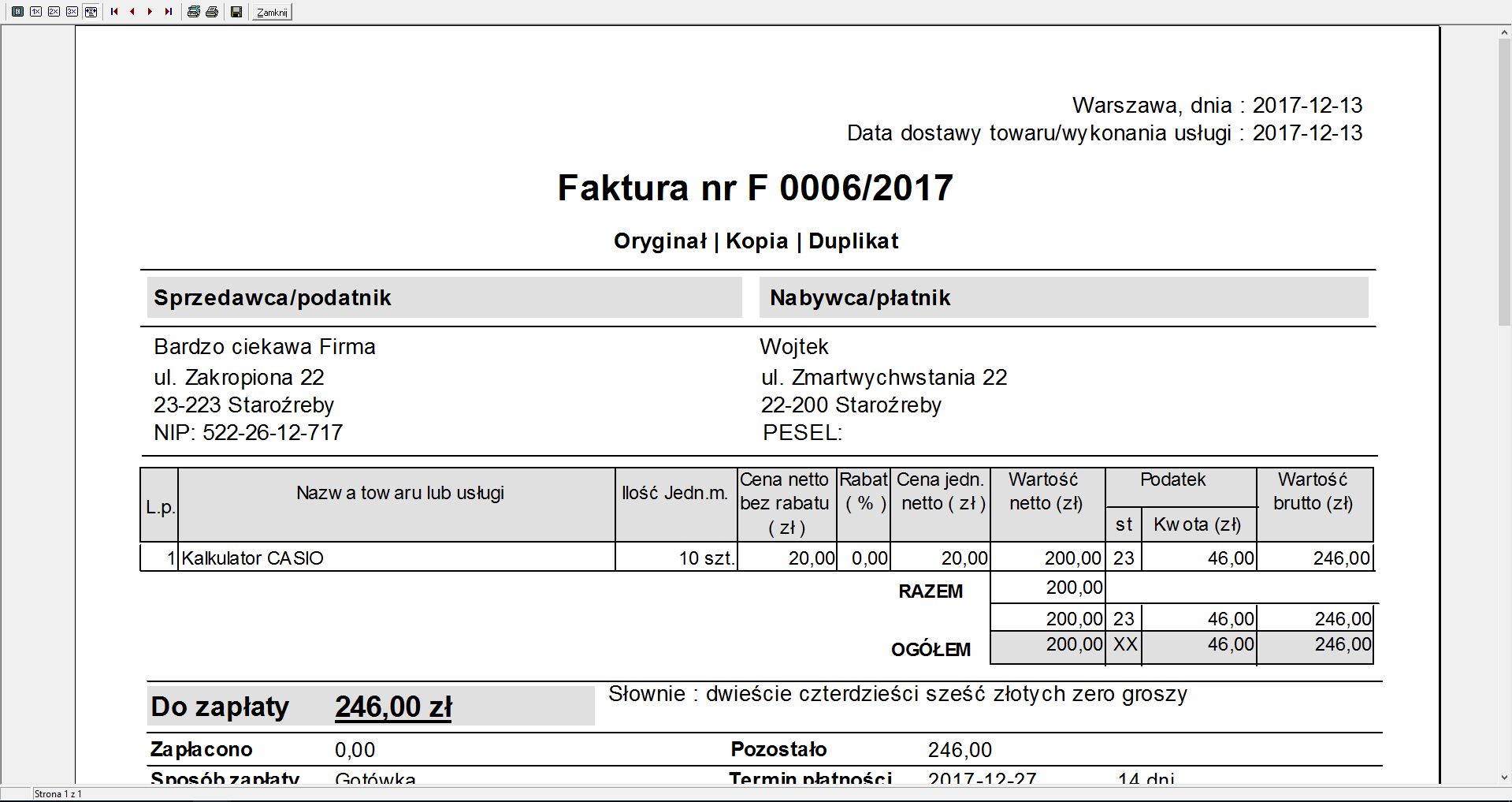 Kosztorys Naprawy Samochodu Wzór Pdf