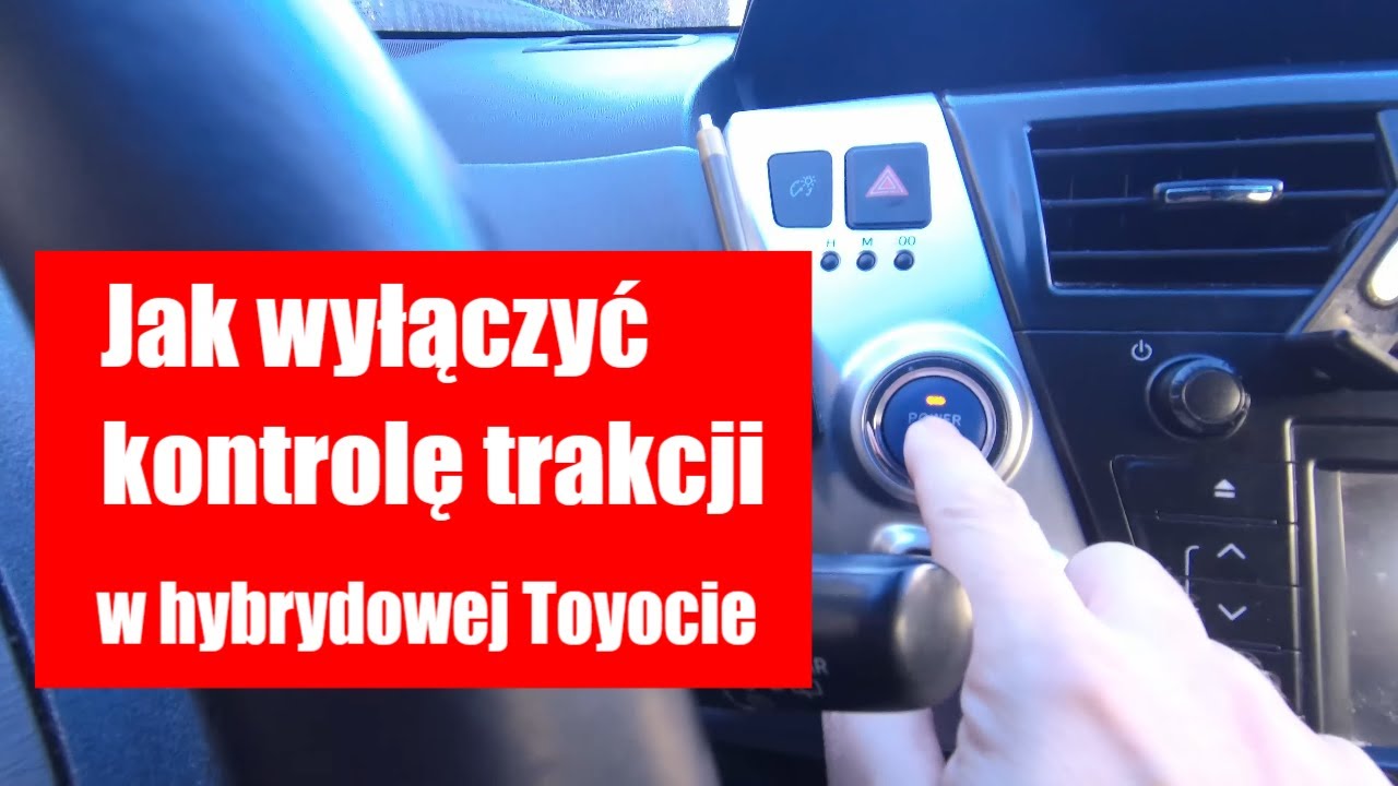 Jak wyłączyć kontrolę trakcji w hybrydowej Toyocie - YouTube Siec Trakcji Trolejbusowej To Dwubiegunowa