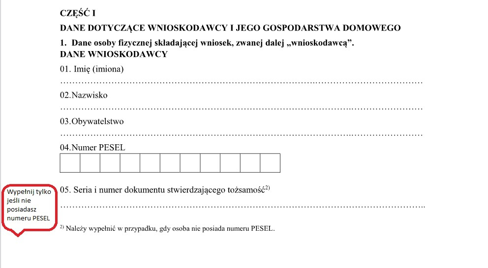 Wniosek O Dodatek Do Pelletu Online