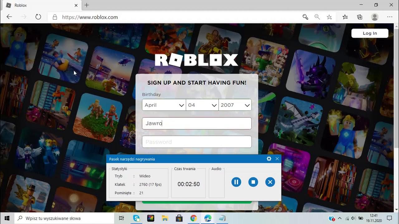 Jak założyć konto w roblox . - YouTube Jak Komuś Ukraść Konto Na Roblox