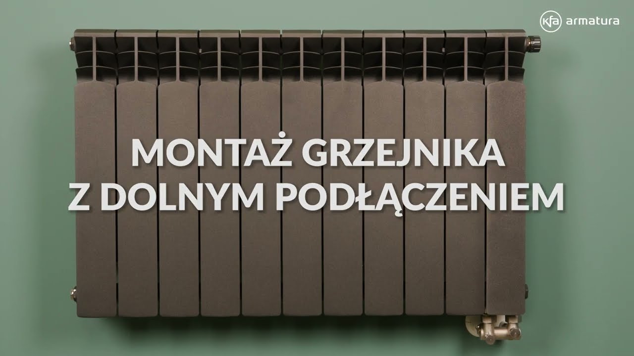 Jak zamontować grzejnik z dolnym podłączeniem? | Montaż grzejnika Montaż Grzejnika Z Dolnym Zasilaniem