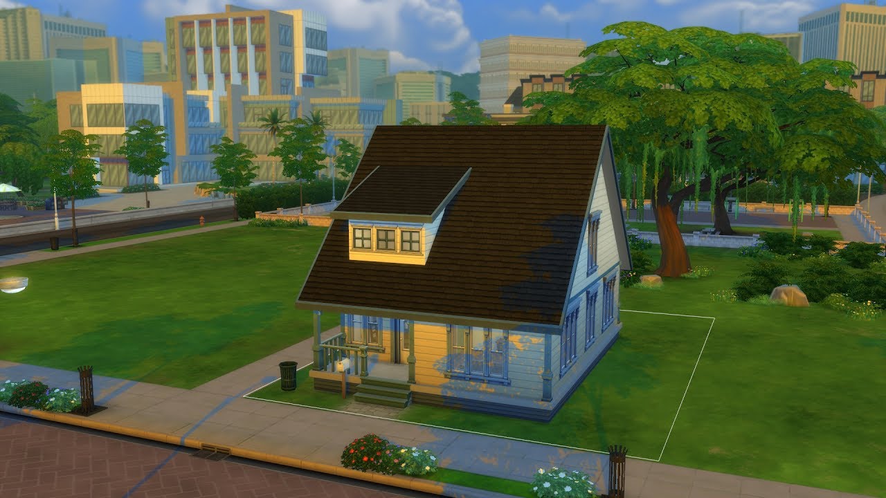 🏡Jak zbudować dom startowy w The Sims 4? - YouTube Jak Zbudować ładny Dom W Simsach 4