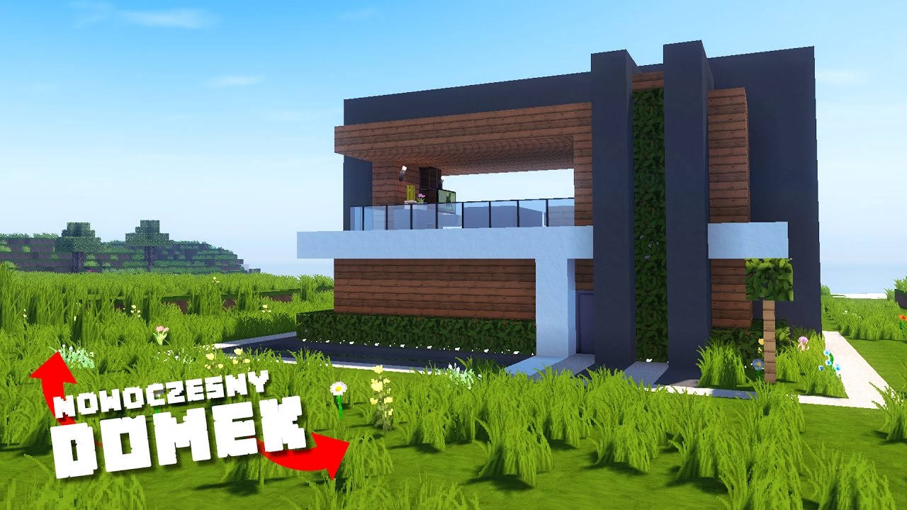 JAK ZBUDOWAĆ ŁADNY NOWOCZESNY DOMEK! | MINECRAFT - YouTube Minecraft Jak Zbudowac Ladny Domek