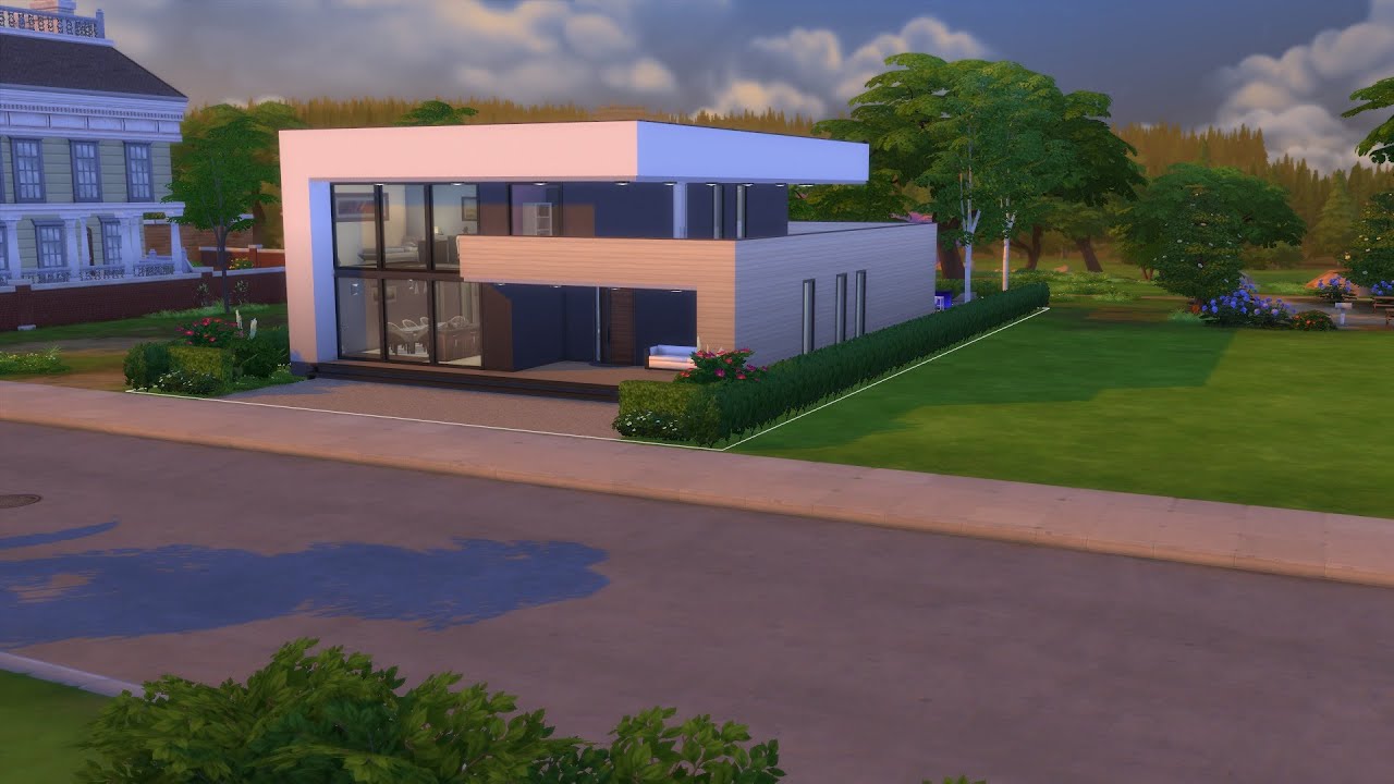 Jak zbudować nowoczesny dom w The Sims 4 ver 2 - YouTube Jak Zbudować Nowoczesny Dom W The Sims 4