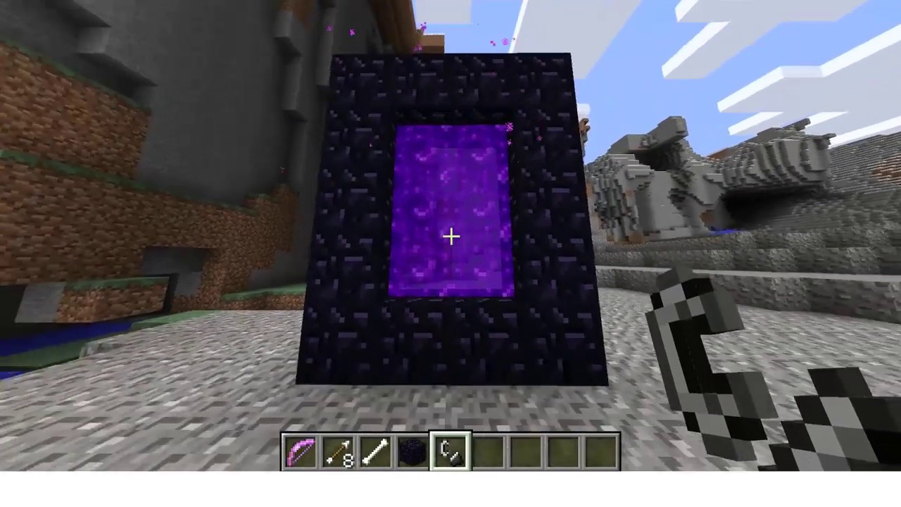 Jak zbudować portal do netheru w minecrafcie - YouTube Jak Sie Robi Portal Do Netheru