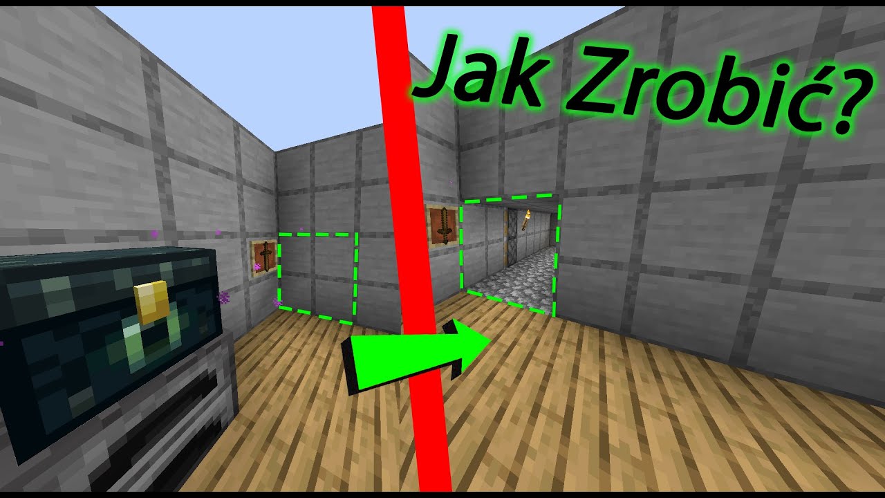 jak zbudować tajne przejście w minecraft? - YouTube Jak Zrobić Tajne Przejście W Minecraft