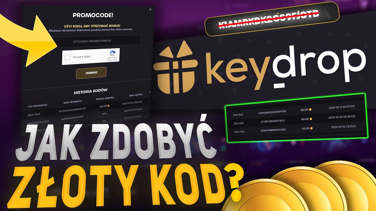 JAK ZDOBYĆ ZŁOTY KOD na KEY-DROP? *2021* - YouTube Co To Jest Key Drop