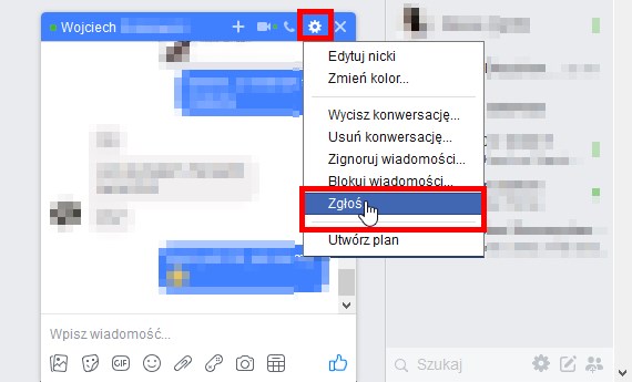 Jak zgłosić wiadomości do moderacji w Facebook Messengerze Jak Wylaczyc Czat Na Fb W Telefonie