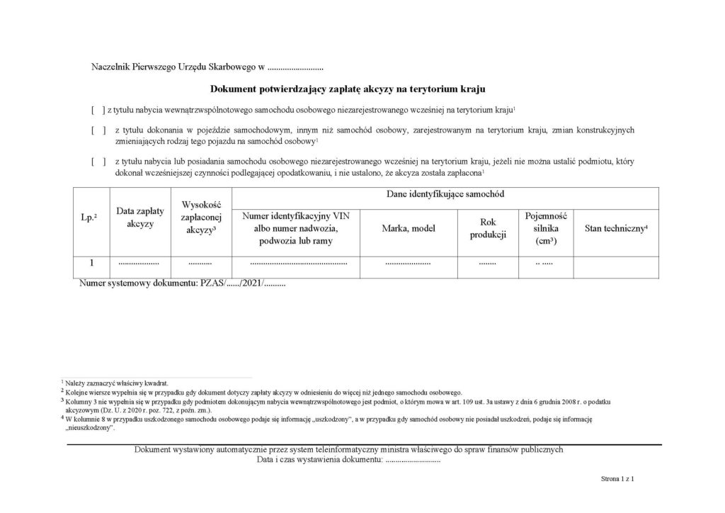 Jak znaleźć potwierdzenie zapłaty akcyzy? - Swyft Jak Pobrać Potwierdzenie Zapłaty Akcyzy Za Samochód