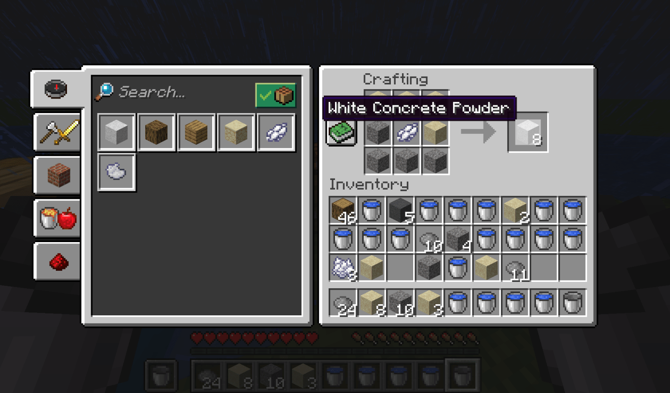 Jak Się Robi Beton W Minecraft
