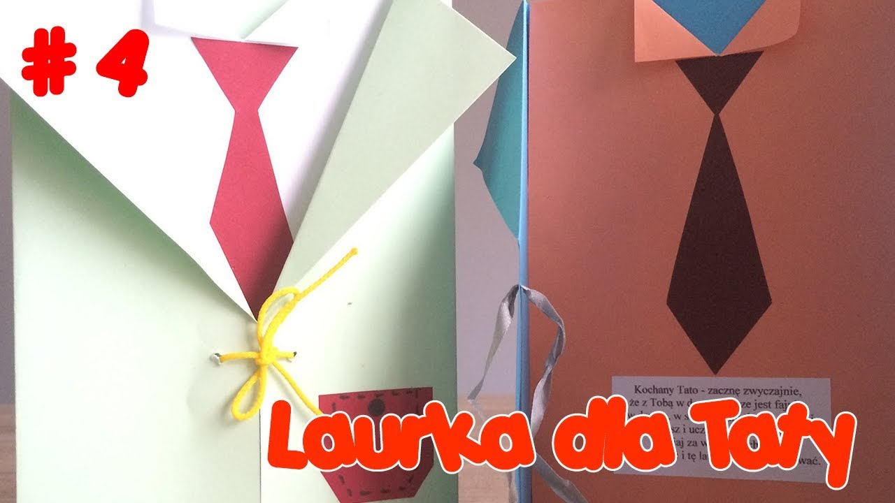Jak zrobić laurkę dla taty | Laurka na Dzień ojca i dziadka | Idealna Jak Zrobic Laurke Dla Taty