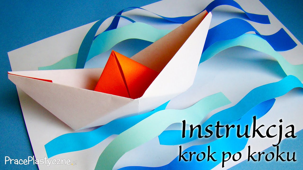 Jak zrobić łódkę z papieru? | Statek z papieru krok po kroku | ORIGAMI Jak Sie Robi Lodke Z Papieru