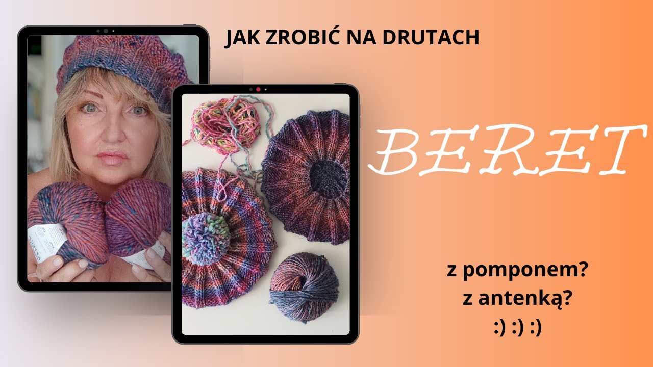 Jak zrobić na drutach beret. - YouTube Jak Ulozyc Beret Wojskowy Na Mokro