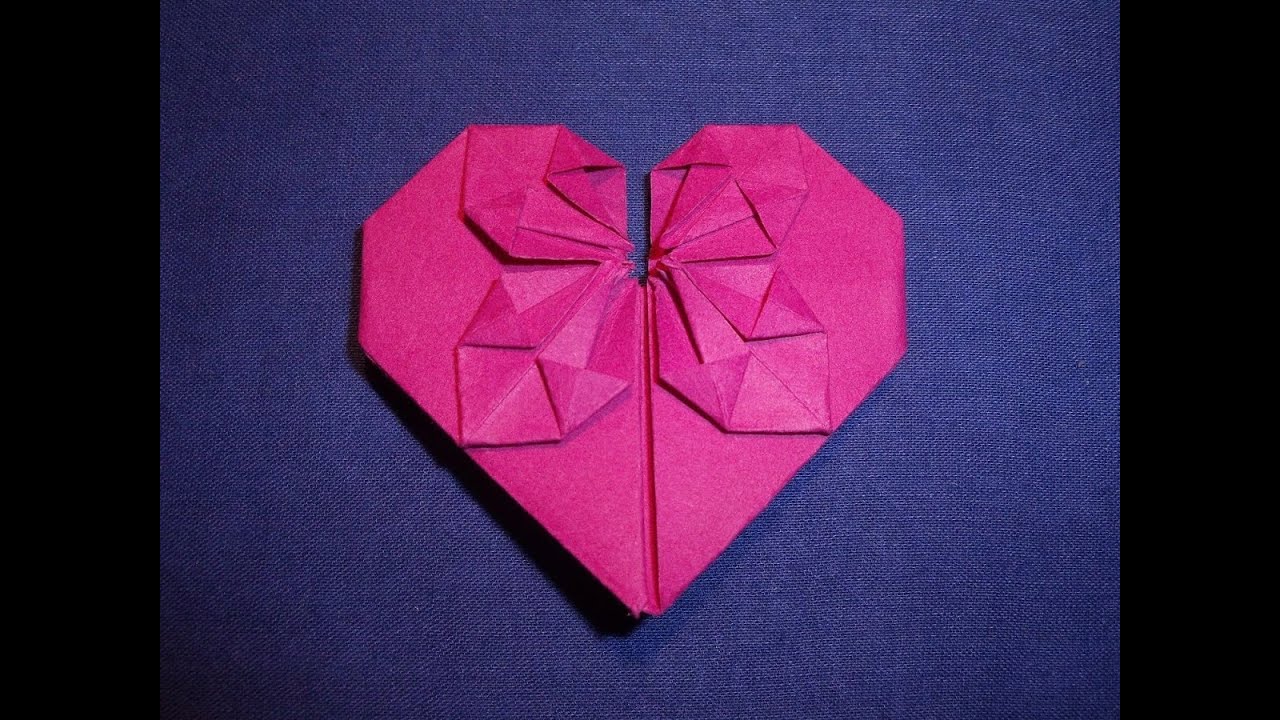 Jak zrobić Serce Origami / How to make an Origami Heart - YouTube Jak Zrobic Serce Z Papieru