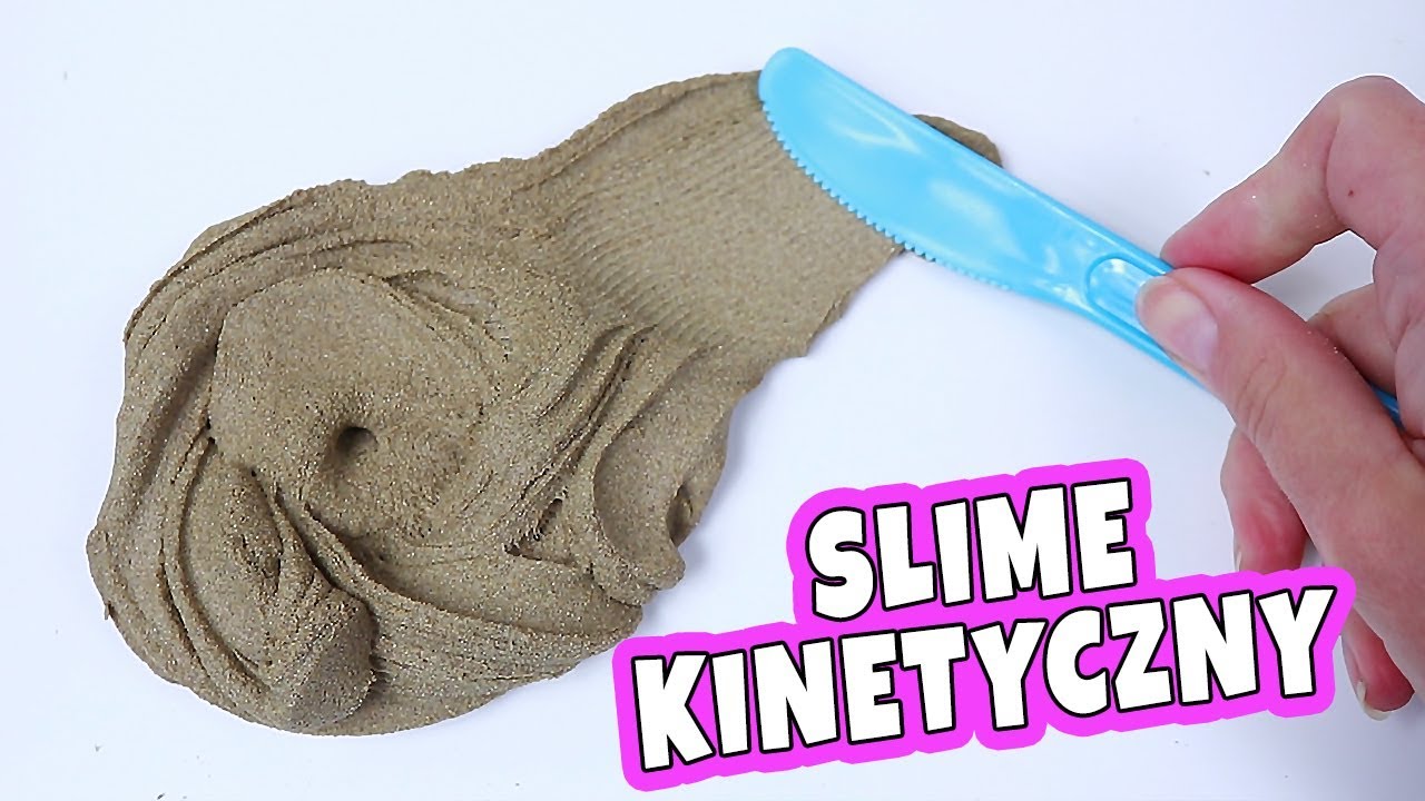 JAK ZROBIĆ SLIME KINETYCZNY! Slime bez boraxu - YouTube Jak Zrobić Slime Bez Płynu Do Prania