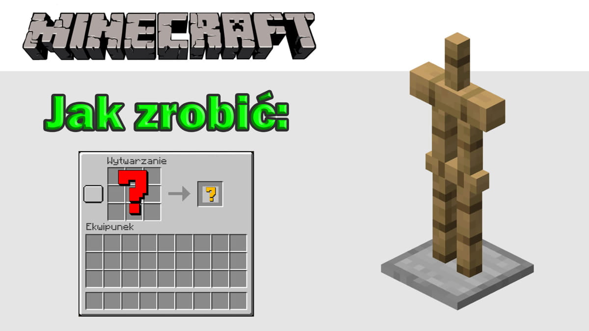 Jak zrobić stojak na zbroje w Minecraft? - Strefa-Gracza.pl Jak Zrobic Stojak Na Zbroje