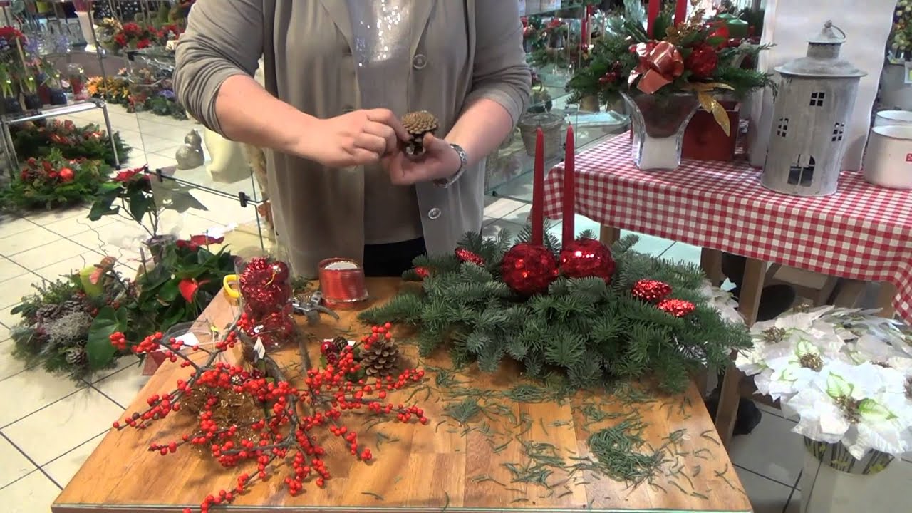 Jak zrobić stroik na stół wigilijny - YouTube Jak Zrobic Stroik Na Stol Wigilijny