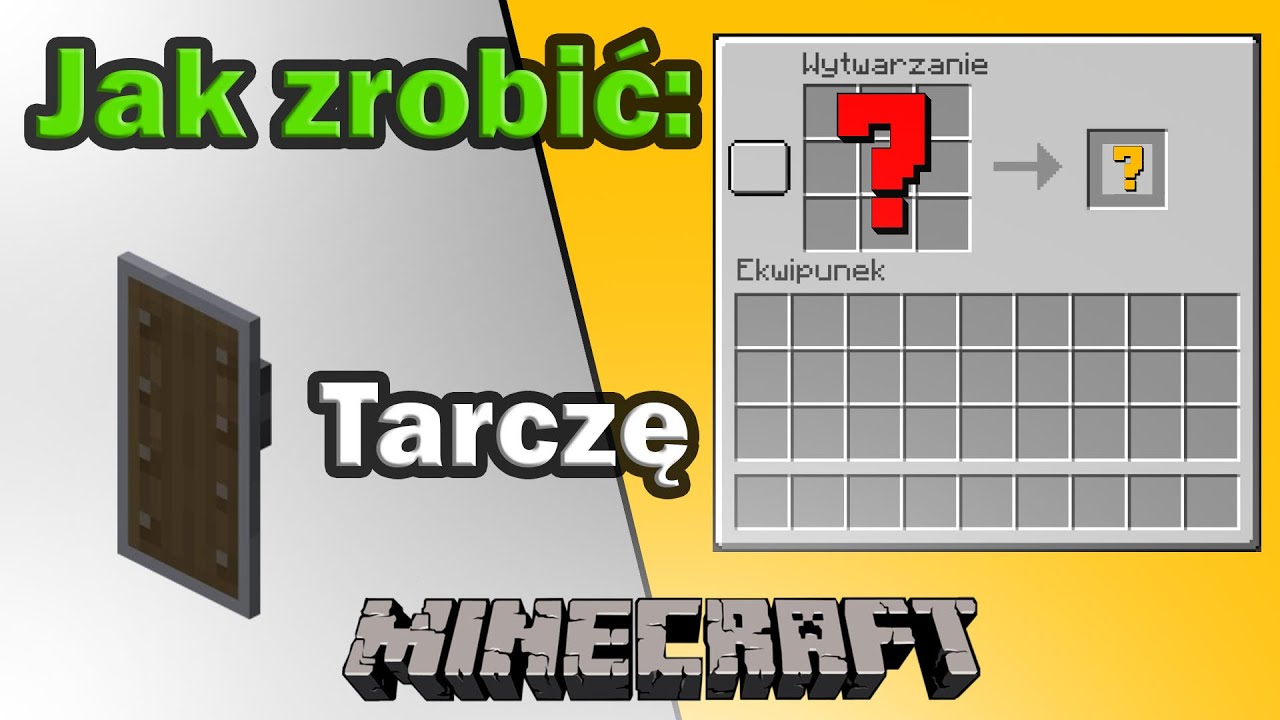 Jak zrobić tarczę w Minecraft? | Enchant Crafting Poradnik - YouTube Jak Się Robi Tarcze W Minecraft