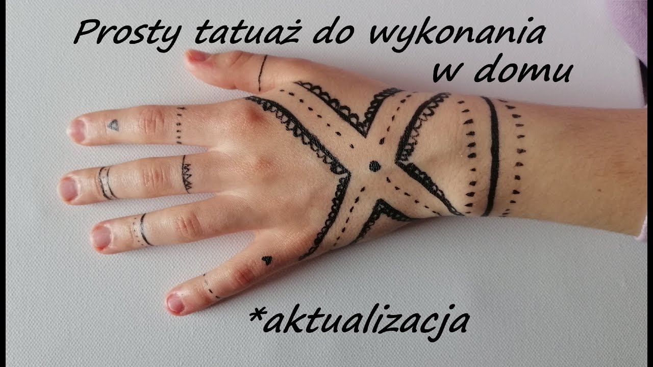 Jak Zrobic Domowy Tatuaz Zmywalny