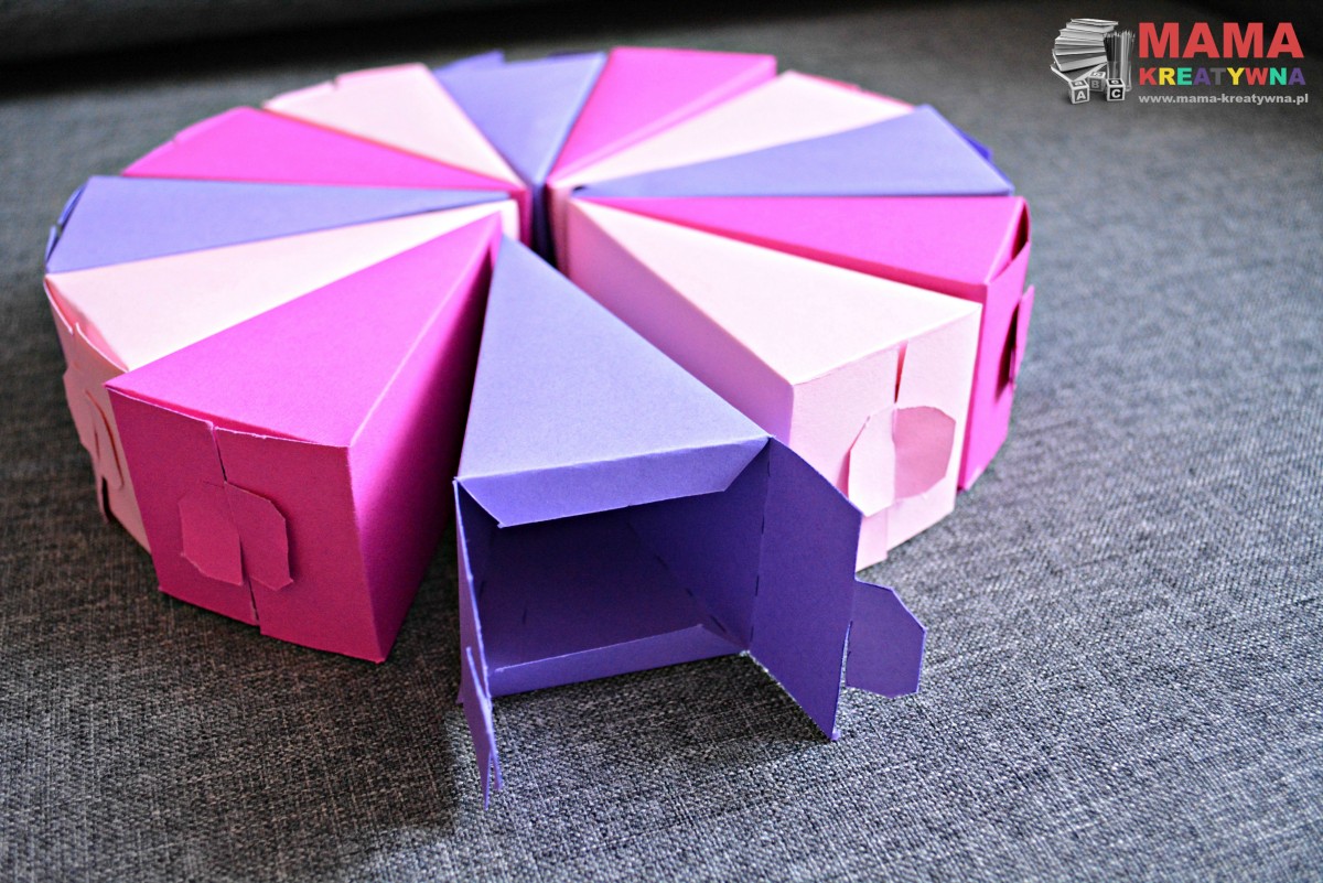 Jak zrobić tort z papieru? | DIY | ⋆ Mama Kreatywna Tort Z Papieru Do Przedszkola