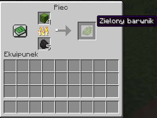 Jak Zrobić Zielony Barwnik W Minecraft