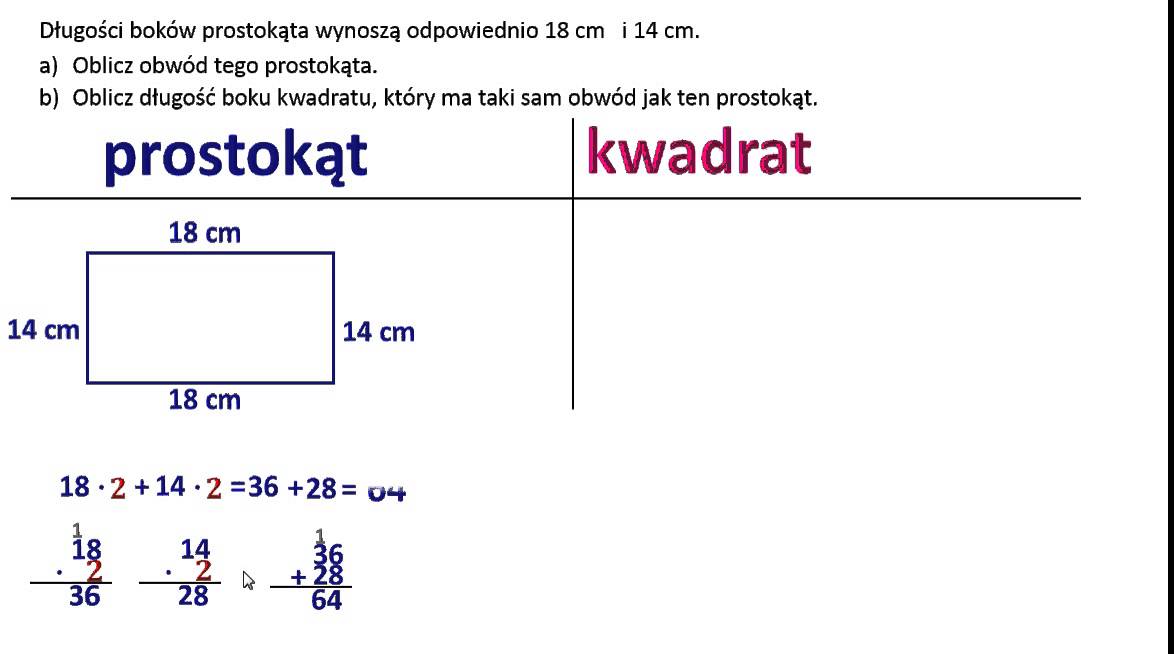 Jaką długość ma bok kwadratu? - YouTube Uzupełnij Tabelę A Bok Kwadratu