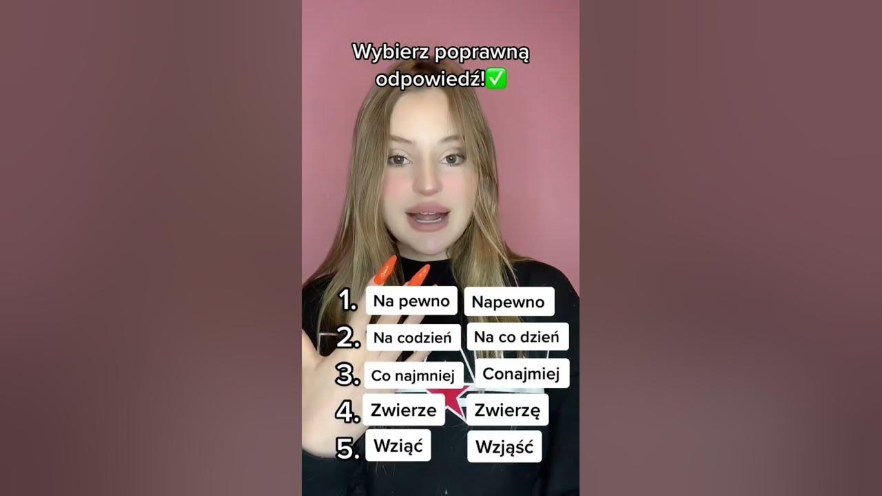 Jaka jest poprawna odpowiedz? 😵‍💫🤫 - YouTube Jak Poprawnie Napisać Proces Pielęgnowania