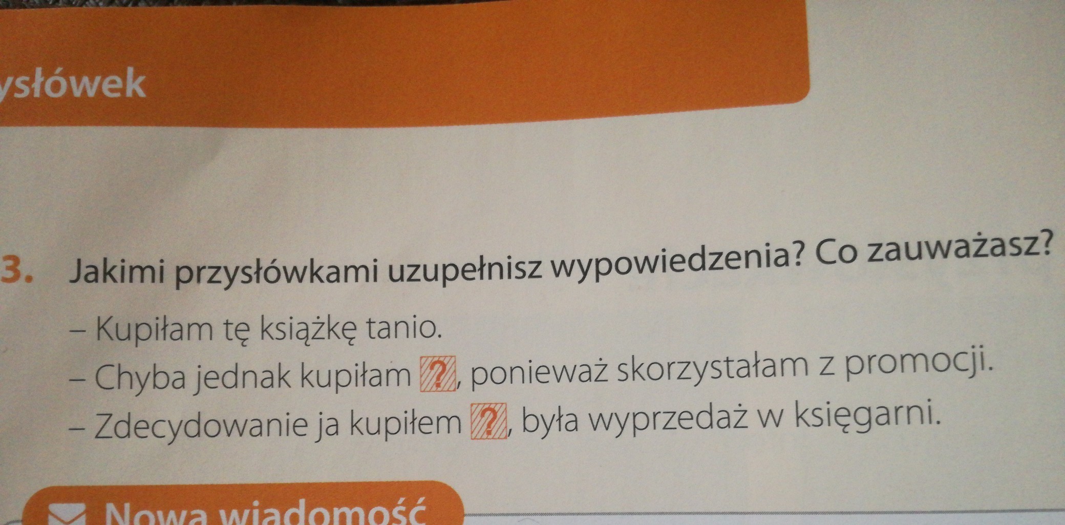 Jakimi Przysłówkami Uzupełnisz Wypowiedzenia Co Zauważasz