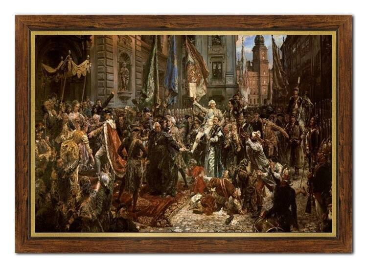 Jan Matejko - Konstytucja 3 maja 1791 roku - 109x78 cm - G94434 | Twoja Opis Obrazu Konstytucja 3 Maja