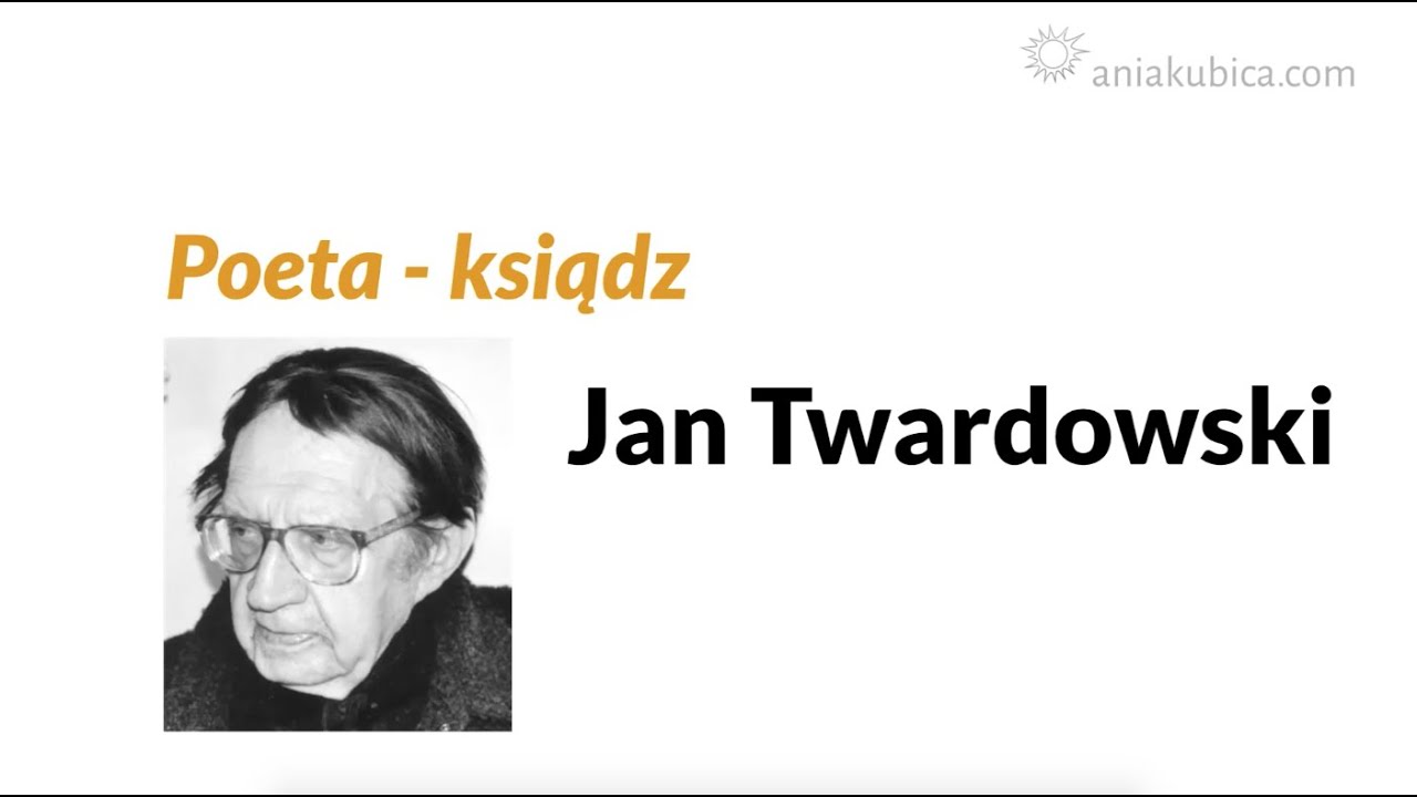 Jan Twardowski ksiądz poeta - YouTube Zaufałem Drodze Wiersze Zebrane 1932 2006 Jan Twardowski