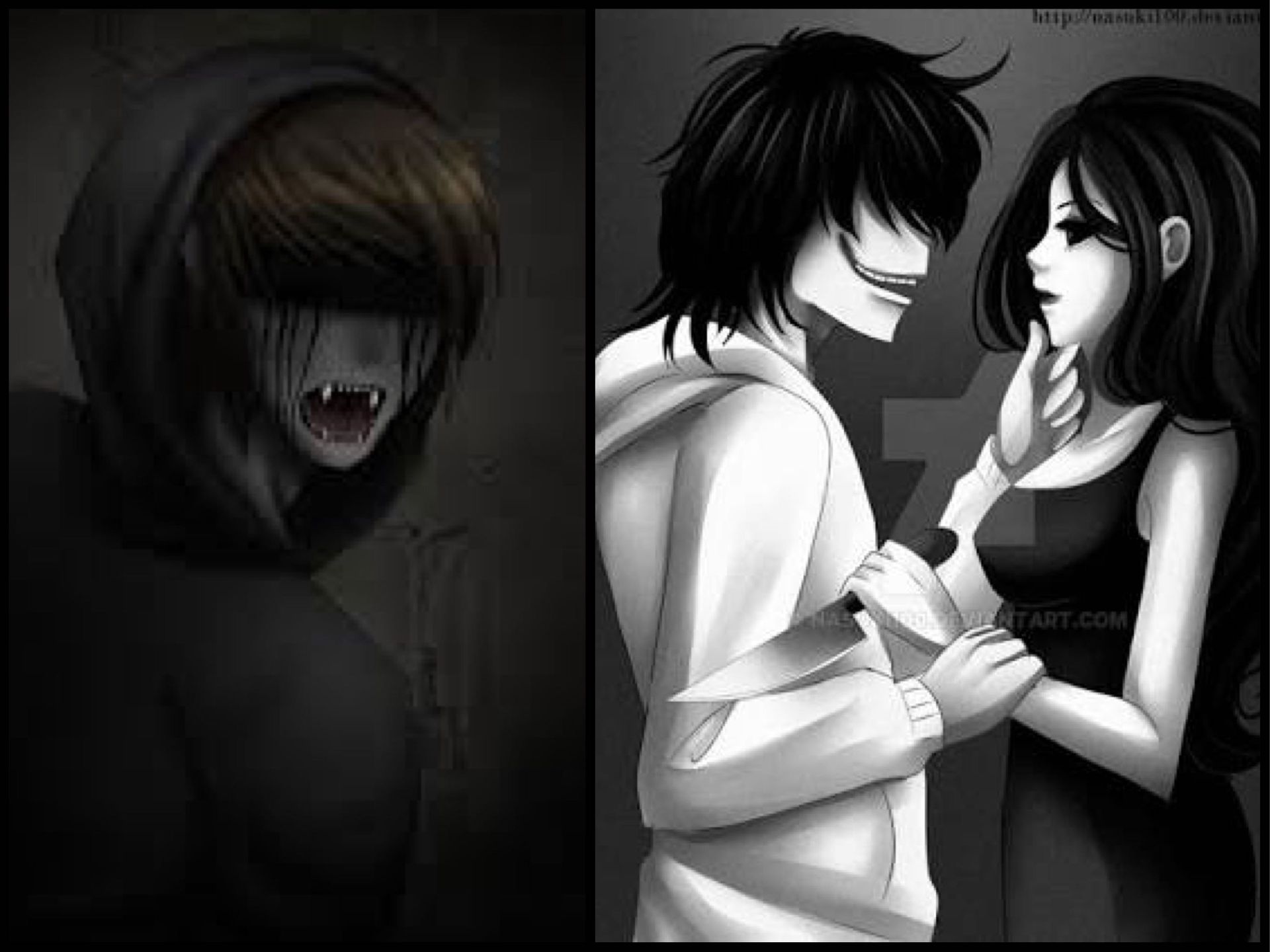 Jane The Killer And Eyeless Jack Kiss Jane The Killer X Male Reader