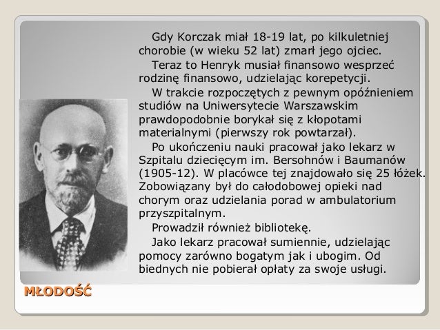 Notatka Na Temat Janusza Korczaka