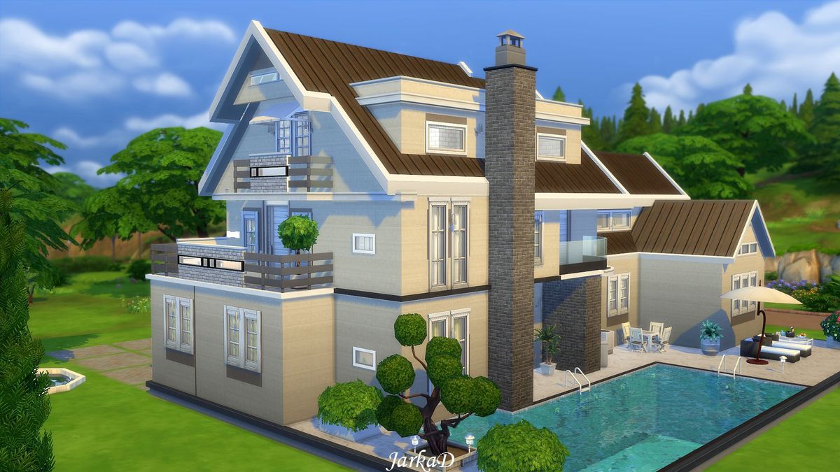 JarkaD Sims 4 blog | Domy pro vaše Simíky / Houses for your Sims Domy Do Pobrania The Sims 4