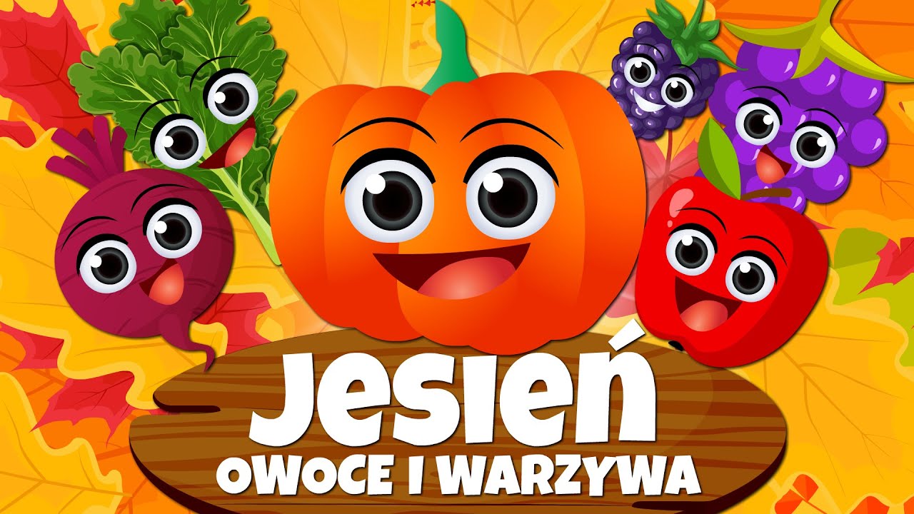 Jesień dla dzieci - Jesienne owoce i warzywa 🍂 DARY JESIENI 🍂 - YouTube Owoce Scenariusz Zajęć 6 Latki