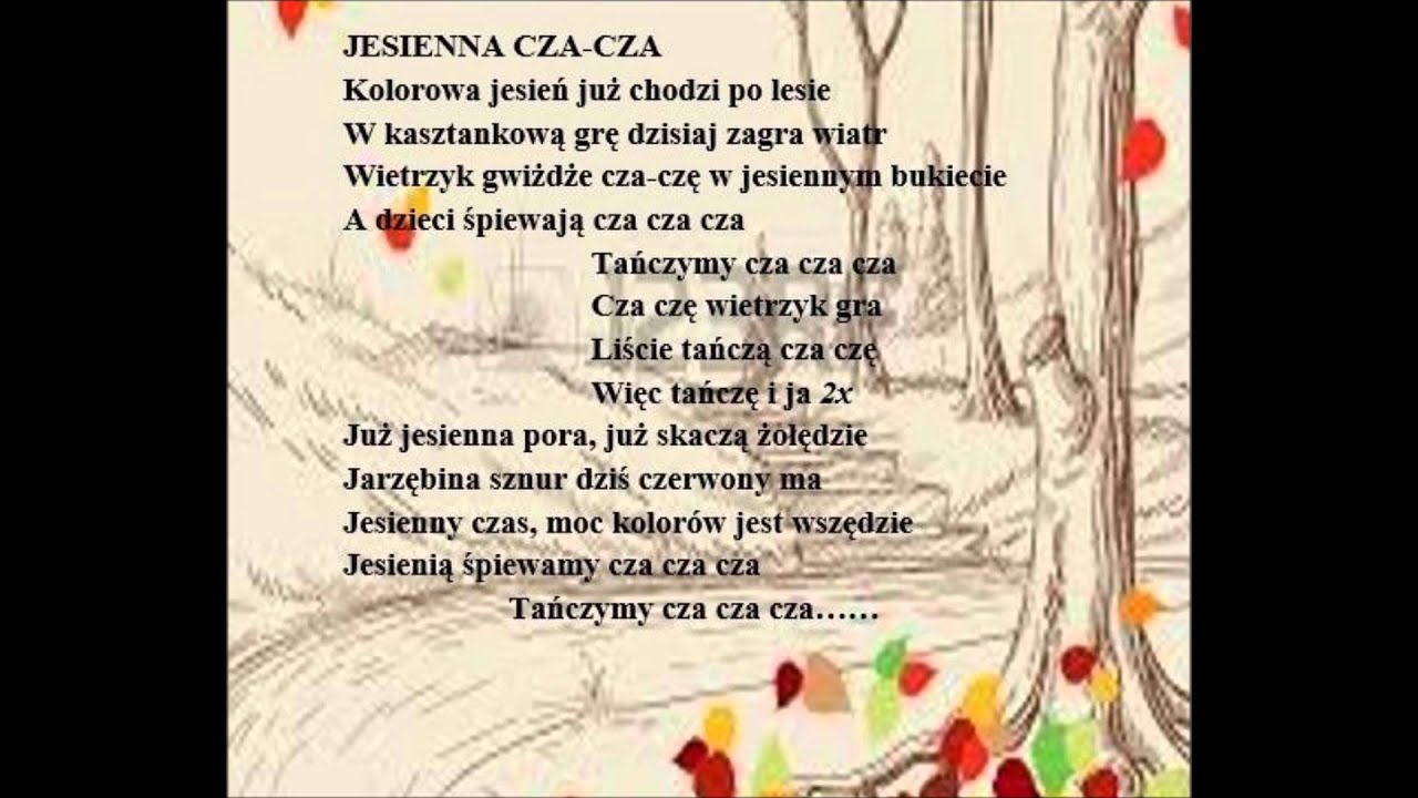 Jesienna cza cza - YouTube Ostatnie Letnie Wyprawy Cza Cza Na Koniec Lata