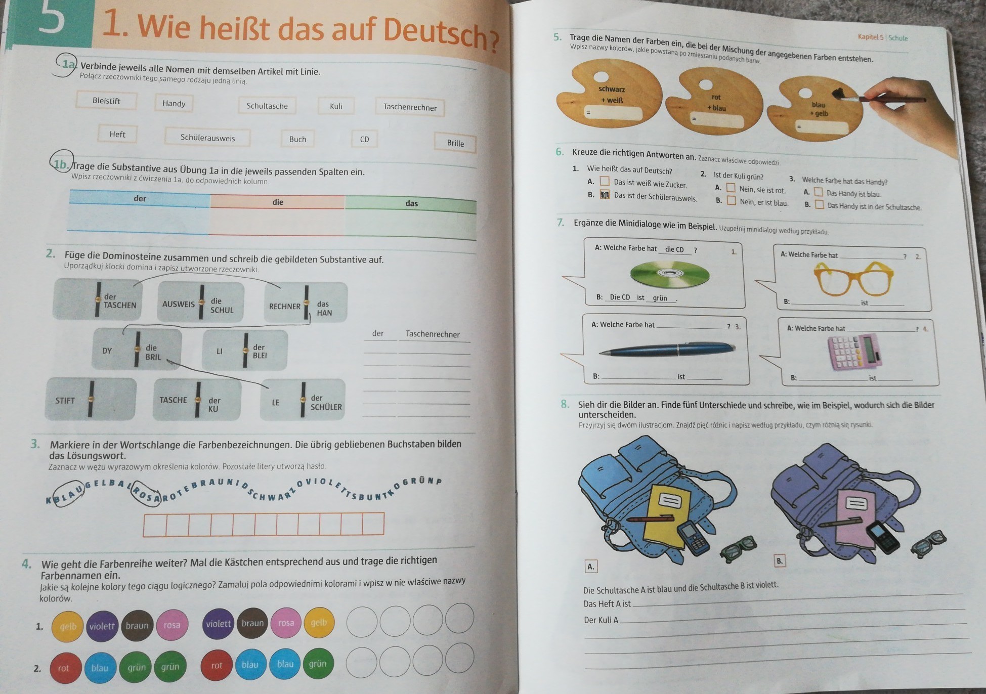 Jest ktoś tak miły i zrobi za mnie niemiecki XD Aktion Deutsch klasa 7 Aktion Deutsch 7 ćwiczenia Pdf