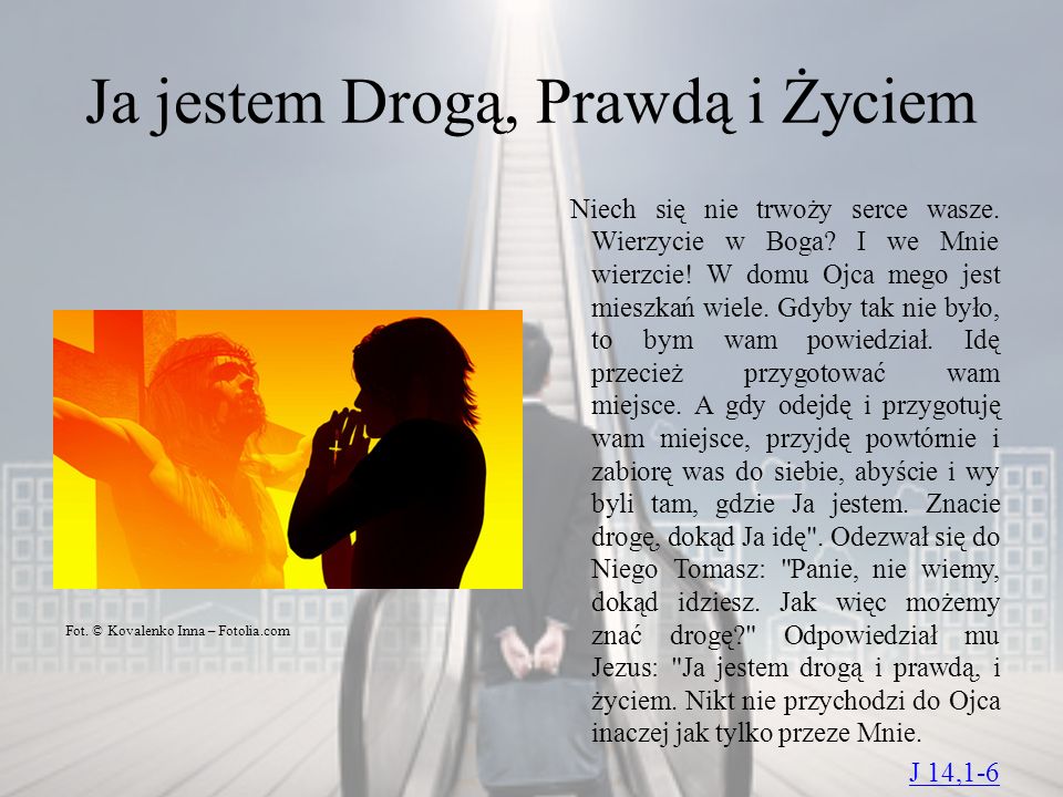 Ja Jestem Drogą Prawdą I życiem Plakat