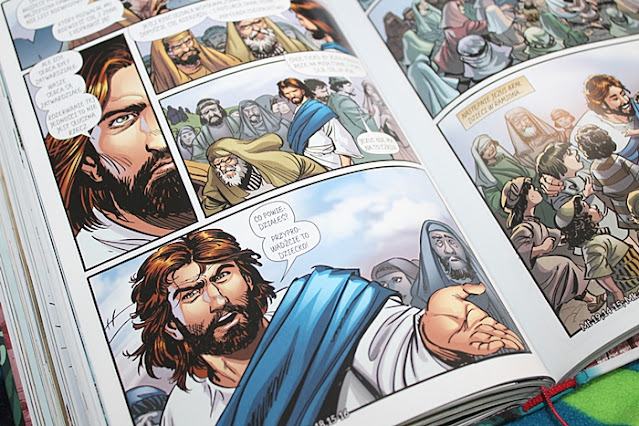 JEZUS - wspaniały komiks Wydawnictwa AA Narysuj Komiks Przedstawiający Jezusa Rozmawiającego Z Nikodemem
