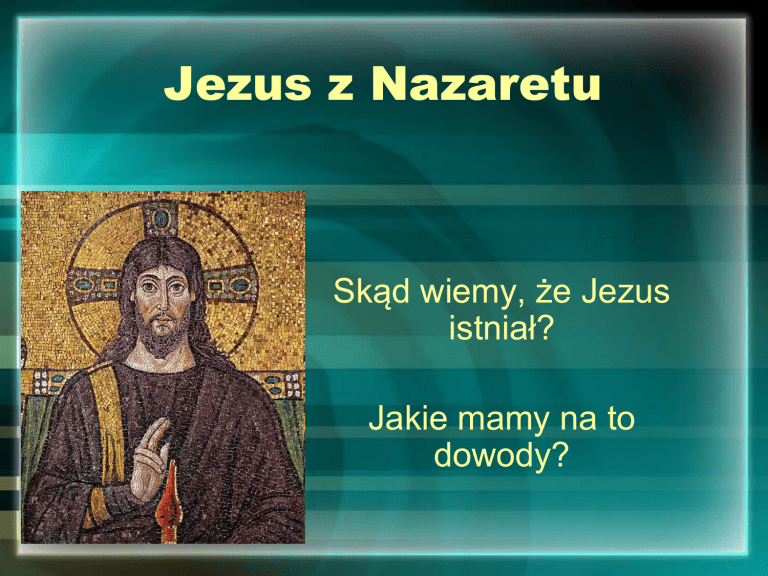 Omow Swiadectwa Rzymskie Dotyczace Historycznosci Jezusa Z Nazaretu
