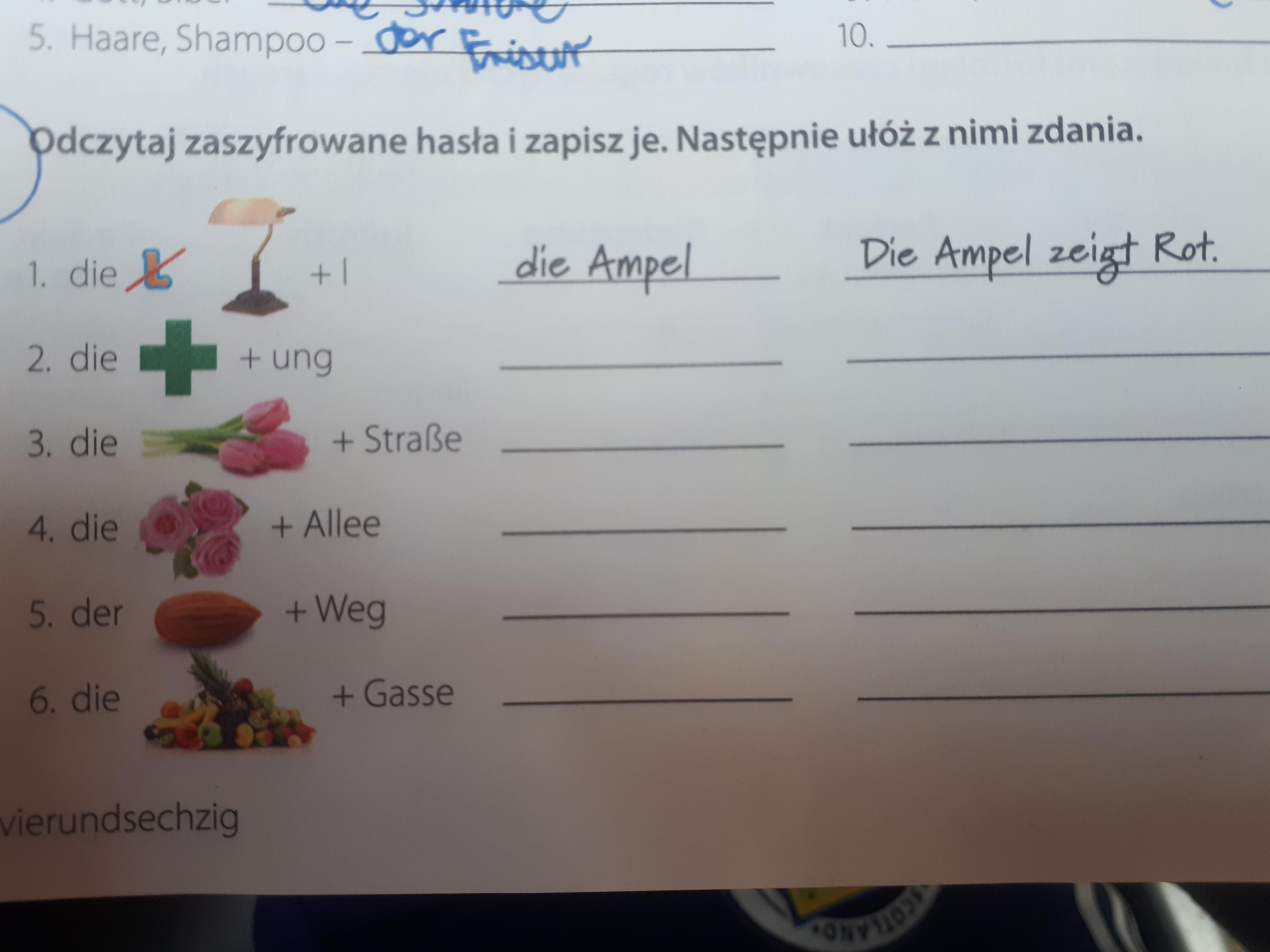 Jezyk Niemiecki. Bardzo proszę o zrobienie - Brainly.pl Jezyk Niemiecki Dzial 2 Klasa 5