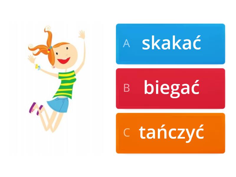 Jezyk pl dzieci - czasowniki - Quiz Sprawdzian Jezyk Polski Klasa 6